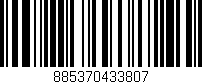 Código de barras (EAN, GTIN, SKU, ISBN): '885370433807'