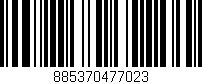 Código de barras (EAN, GTIN, SKU, ISBN): '885370477023'
