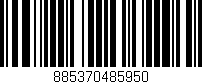 Código de barras (EAN, GTIN, SKU, ISBN): '885370485950'