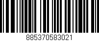 Código de barras (EAN, GTIN, SKU, ISBN): '885370583021'