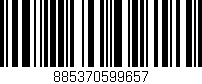 Código de barras (EAN, GTIN, SKU, ISBN): '885370599657'