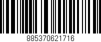 Código de barras (EAN, GTIN, SKU, ISBN): '885370621716'