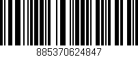 Código de barras (EAN, GTIN, SKU, ISBN): '885370624847'