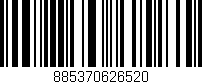 Código de barras (EAN, GTIN, SKU, ISBN): '885370626520'