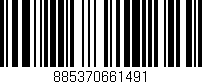Código de barras (EAN, GTIN, SKU, ISBN): '885370661491'