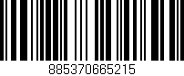 Código de barras (EAN, GTIN, SKU, ISBN): '885370665215'
