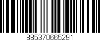 Código de barras (EAN, GTIN, SKU, ISBN): '885370665291'