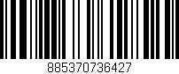 Código de barras (EAN, GTIN, SKU, ISBN): '885370736427'