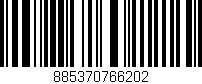 Código de barras (EAN, GTIN, SKU, ISBN): '885370766202'