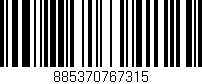 Código de barras (EAN, GTIN, SKU, ISBN): '885370767315'