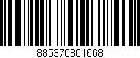 Código de barras (EAN, GTIN, SKU, ISBN): '885370801668'