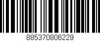 Código de barras (EAN, GTIN, SKU, ISBN): '885370806229'