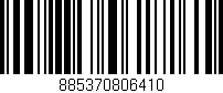 Código de barras (EAN, GTIN, SKU, ISBN): '885370806410'