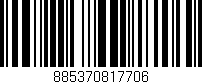 Código de barras (EAN, GTIN, SKU, ISBN): '885370817706'