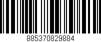 Código de barras (EAN, GTIN, SKU, ISBN): '885370829884'