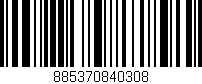 Código de barras (EAN, GTIN, SKU, ISBN): '885370840308'