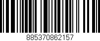 Código de barras (EAN, GTIN, SKU, ISBN): '885370862157'