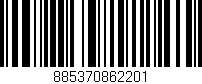 Código de barras (EAN, GTIN, SKU, ISBN): '885370862201'