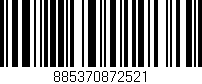 Código de barras (EAN, GTIN, SKU, ISBN): '885370872521'