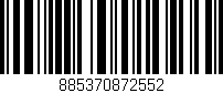 Código de barras (EAN, GTIN, SKU, ISBN): '885370872552'