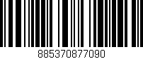 Código de barras (EAN, GTIN, SKU, ISBN): '885370877090'