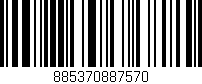 Código de barras (EAN, GTIN, SKU, ISBN): '885370887570'