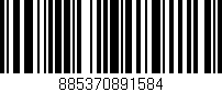 Código de barras (EAN, GTIN, SKU, ISBN): '885370891584'