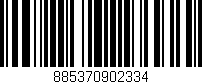 Código de barras (EAN, GTIN, SKU, ISBN): '885370902334'