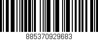 Código de barras (EAN, GTIN, SKU, ISBN): '885370929683'