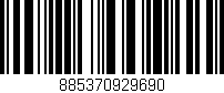 Código de barras (EAN, GTIN, SKU, ISBN): '885370929690'