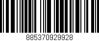 Código de barras (EAN, GTIN, SKU, ISBN): '885370929928'