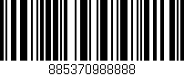 Código de barras (EAN, GTIN, SKU, ISBN): '885370988888'