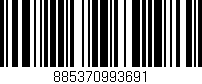 Código de barras (EAN, GTIN, SKU, ISBN): '885370993691'