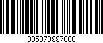 Código de barras (EAN, GTIN, SKU, ISBN): '885370997880'
