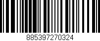 Código de barras (EAN, GTIN, SKU, ISBN): '885397270324'