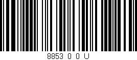 Código de barras (EAN, GTIN, SKU, ISBN): '8853_0_0_U'