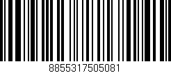 Código de barras (EAN, GTIN, SKU, ISBN): '8855317505081'