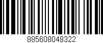Código de barras (EAN, GTIN, SKU, ISBN): '885608048322'