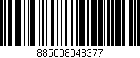 Código de barras (EAN, GTIN, SKU, ISBN): '885608048377'
