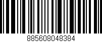 Código de barras (EAN, GTIN, SKU, ISBN): '885608048384'