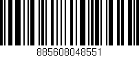 Código de barras (EAN, GTIN, SKU, ISBN): '885608048551'