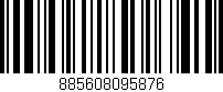 Código de barras (EAN, GTIN, SKU, ISBN): '885608095876'