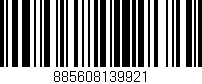 Código de barras (EAN, GTIN, SKU, ISBN): '885608139921'