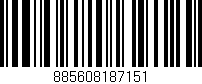 Código de barras (EAN, GTIN, SKU, ISBN): '885608187151'