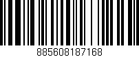 Código de barras (EAN, GTIN, SKU, ISBN): '885608187168'