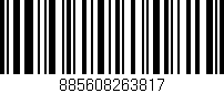 Código de barras (EAN, GTIN, SKU, ISBN): '885608263817'