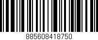 Código de barras (EAN, GTIN, SKU, ISBN): '885608418750'
