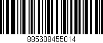 Código de barras (EAN, GTIN, SKU, ISBN): '885608455014'