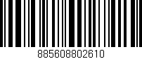 Código de barras (EAN, GTIN, SKU, ISBN): '885608802610'