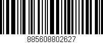 Código de barras (EAN, GTIN, SKU, ISBN): '885608802627'